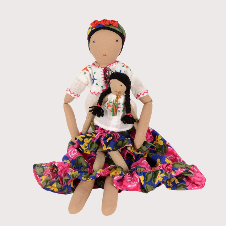 Frida Mum & Mini Doll by Silaiwali at White Label Project