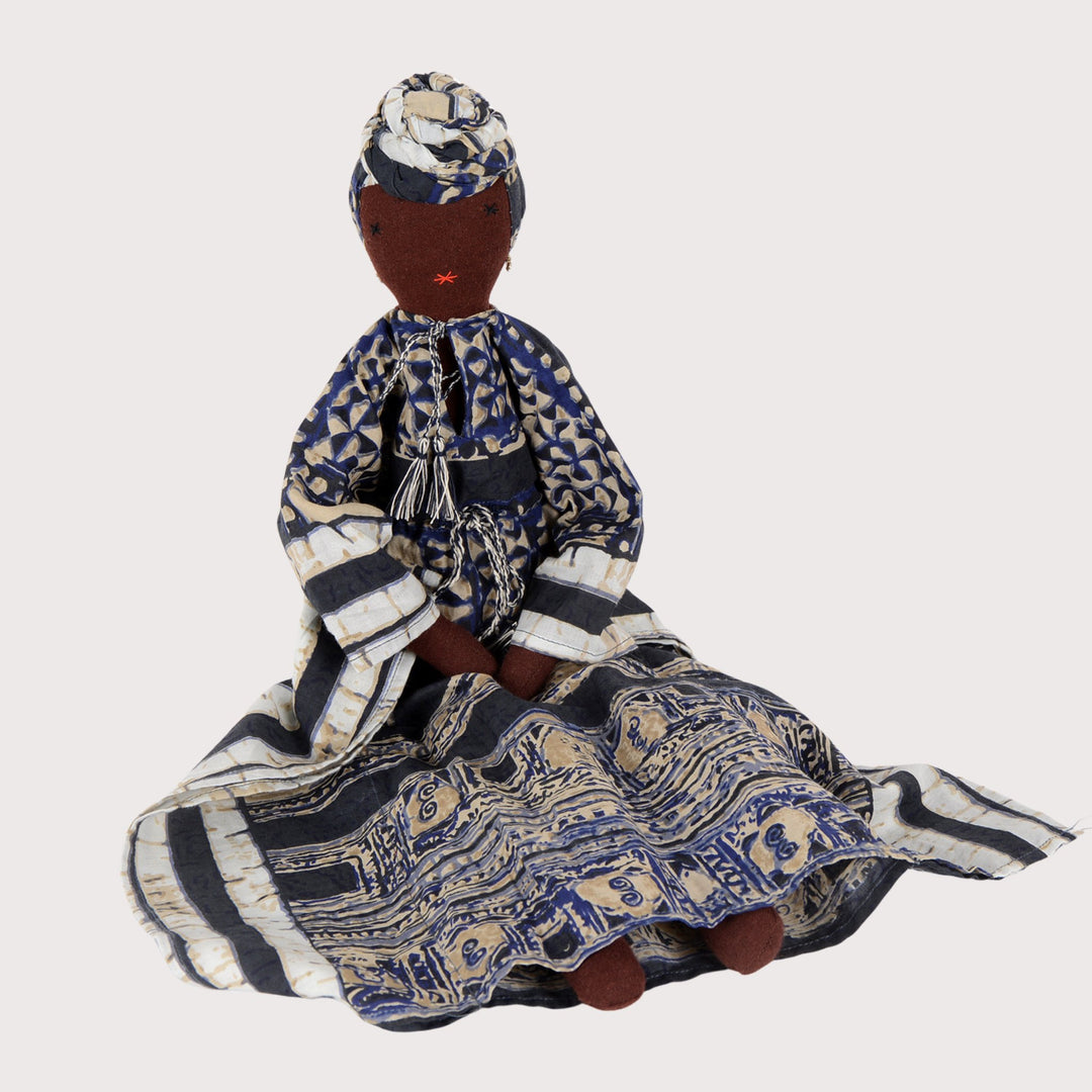 Soumba Doll - blue by Silaiwali at White Label Project