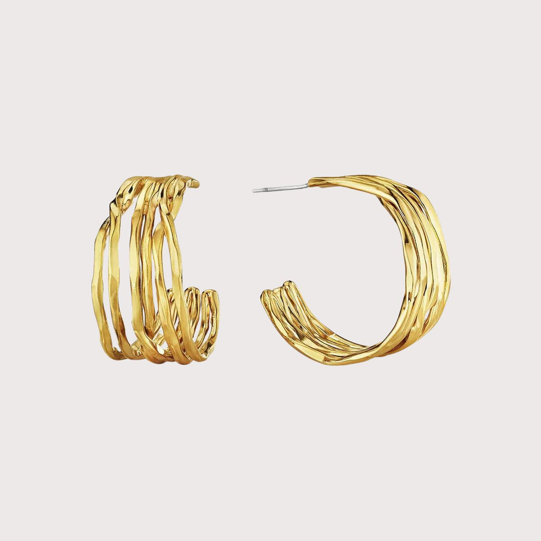 Nyundo Hoop Earrings by Soko at White Label Project