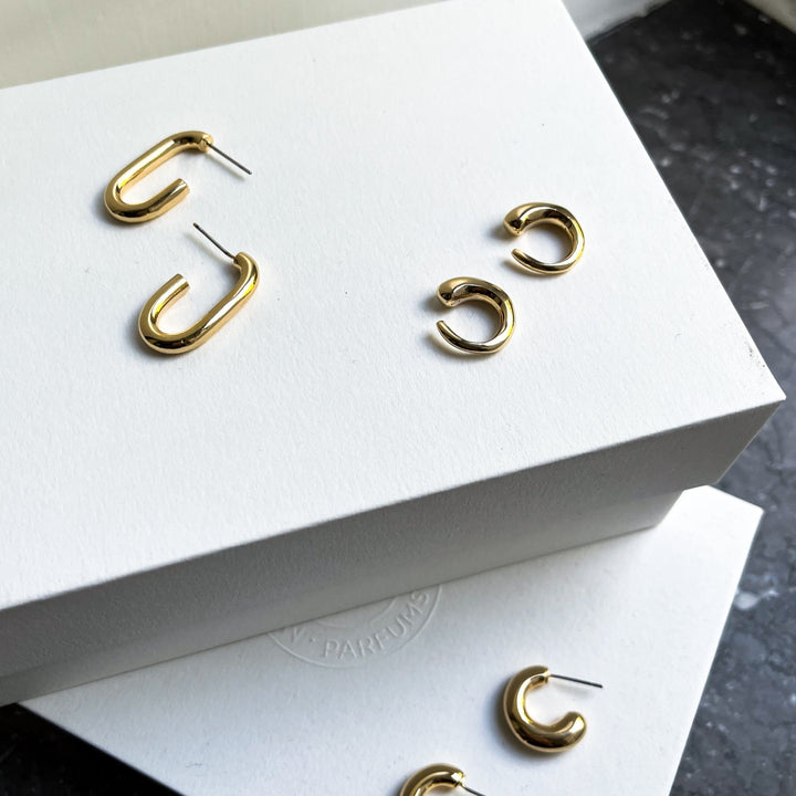 Tumba Capsule Hoop Earrings by Soko at White Label Project