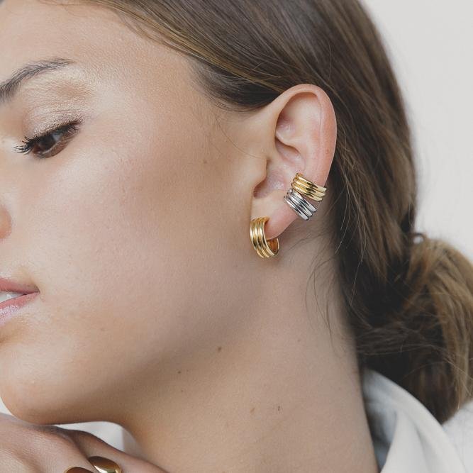 Waya Ear Cuff — Gold by Soko at White Label Project
